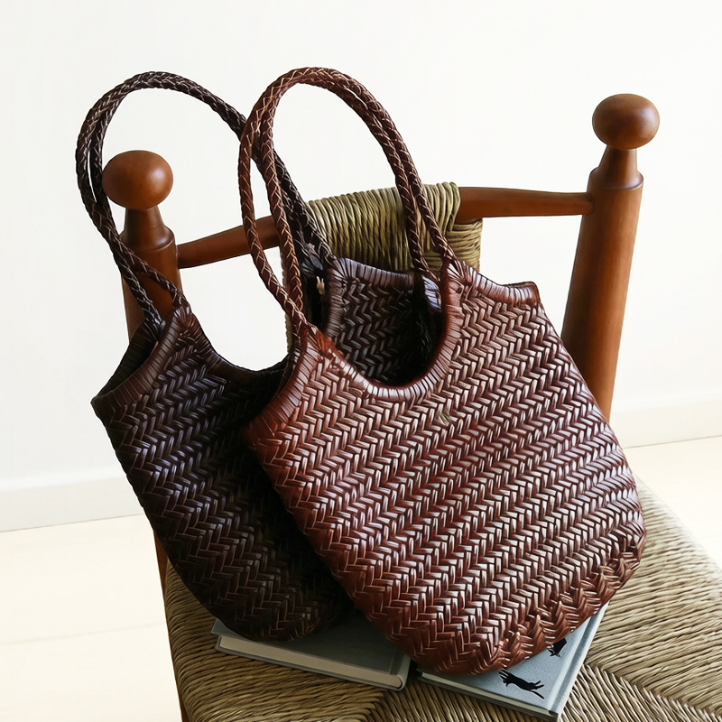 Luxury Bags 2026 - Handwoven LeatherTote Bags For Women Luxury