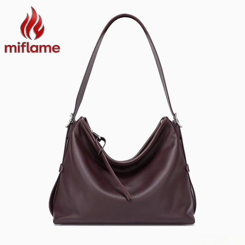 Quiet Luxury Bags Tote - Genuine Leather Shoulder Tote Bag for