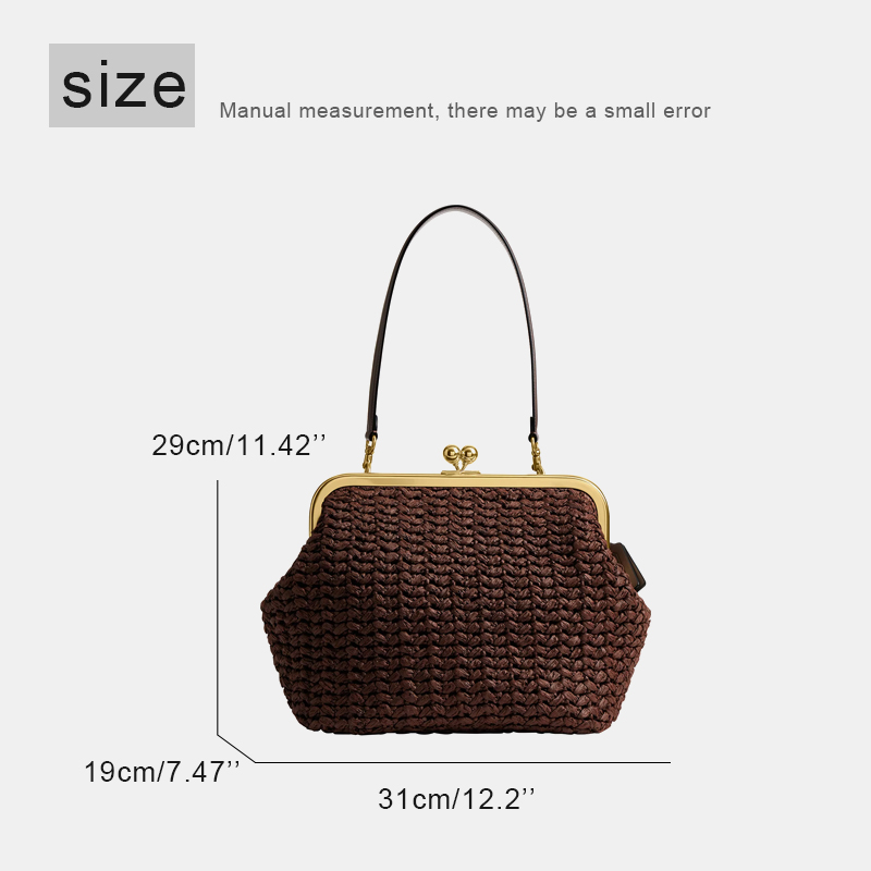 Hand-Woven Kisslock Frame Shou - Luxury Bags 2026 recension och pris
