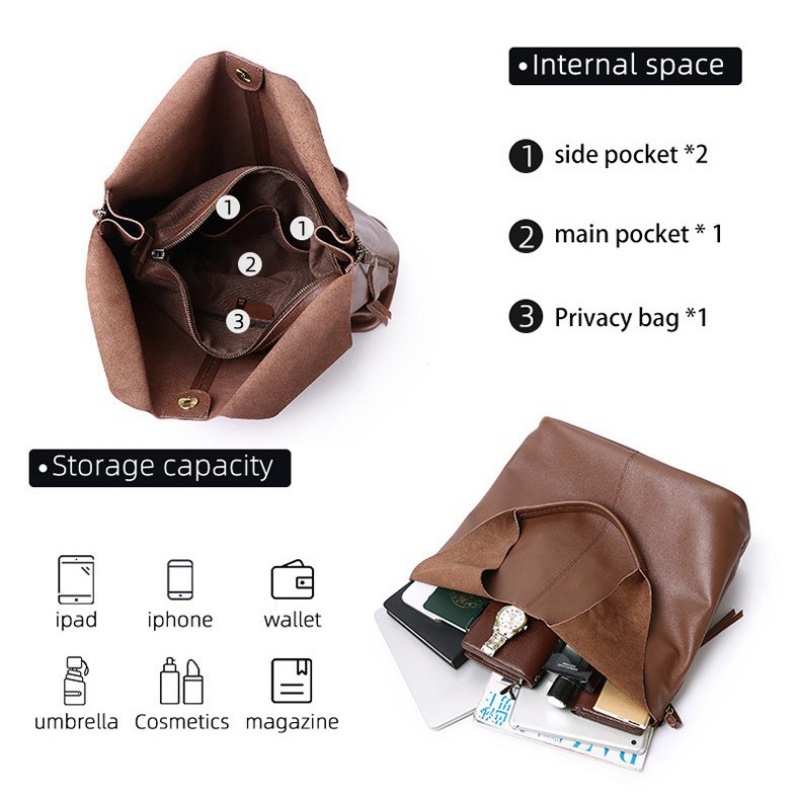 Luxury Cowhide Leather Women T - Luxury Bags Office recension och pris