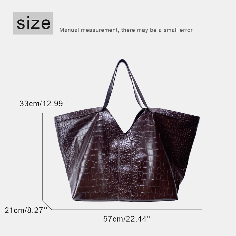 Oversized Crocodile Pattern To - Luxury Bags 2026 recension och pris
