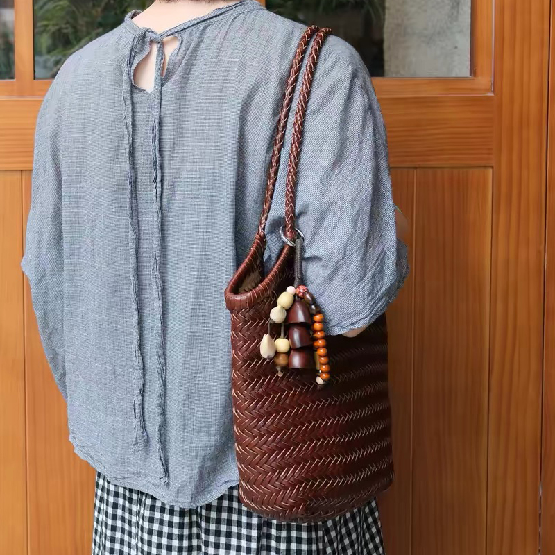 Handwoven LeatherTote Bags For - Luxury Bags 2026 recension och pris