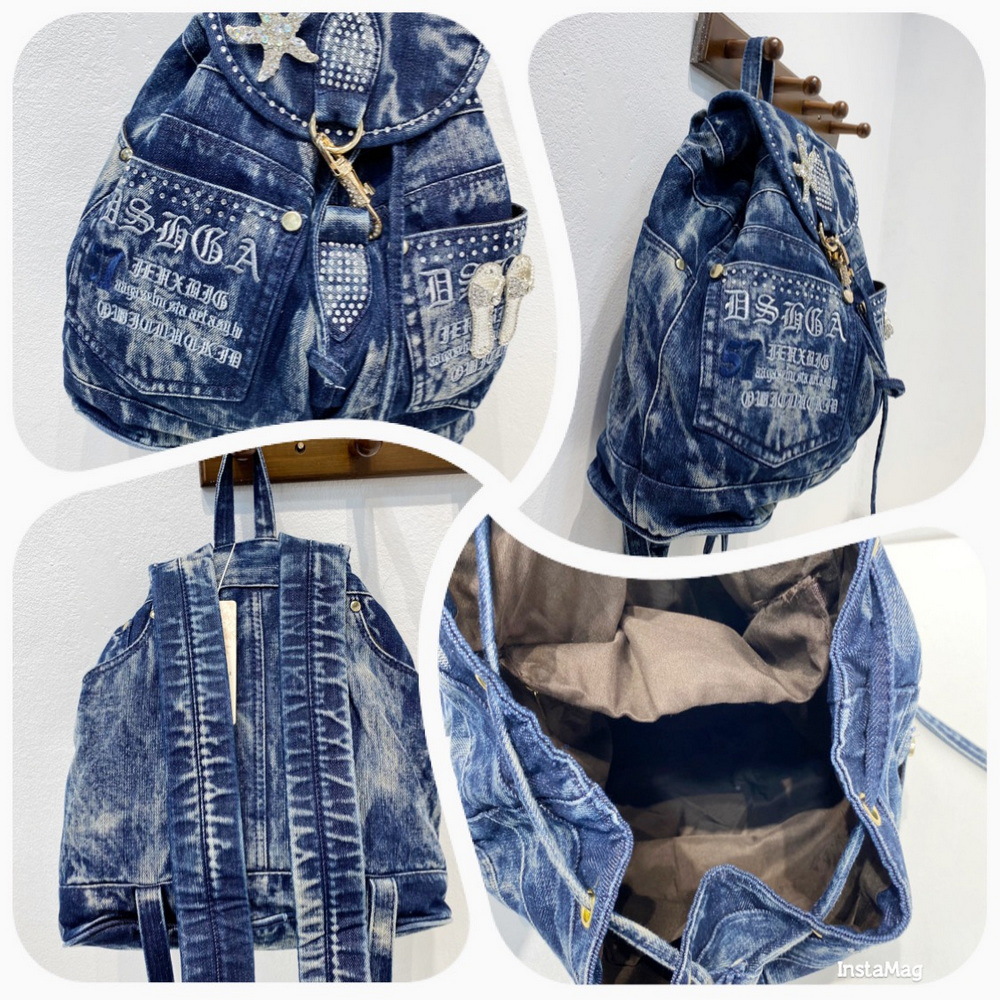 iPinee Luxury Denim Women Back - Luxury Bags Denim recension och pris