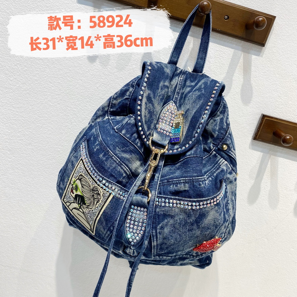iPinee Luxury Denim Women Back - Luxury Bags Denim recension och pris