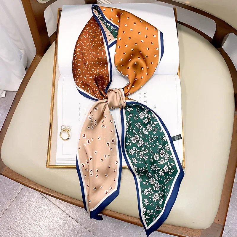 Design Print Skinny Scarf Plai - Luxury Bags For Travel recension och pris