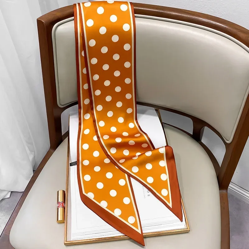 Design Print Skinny Scarf Plai - Luxury Bags For Travel recension och pris