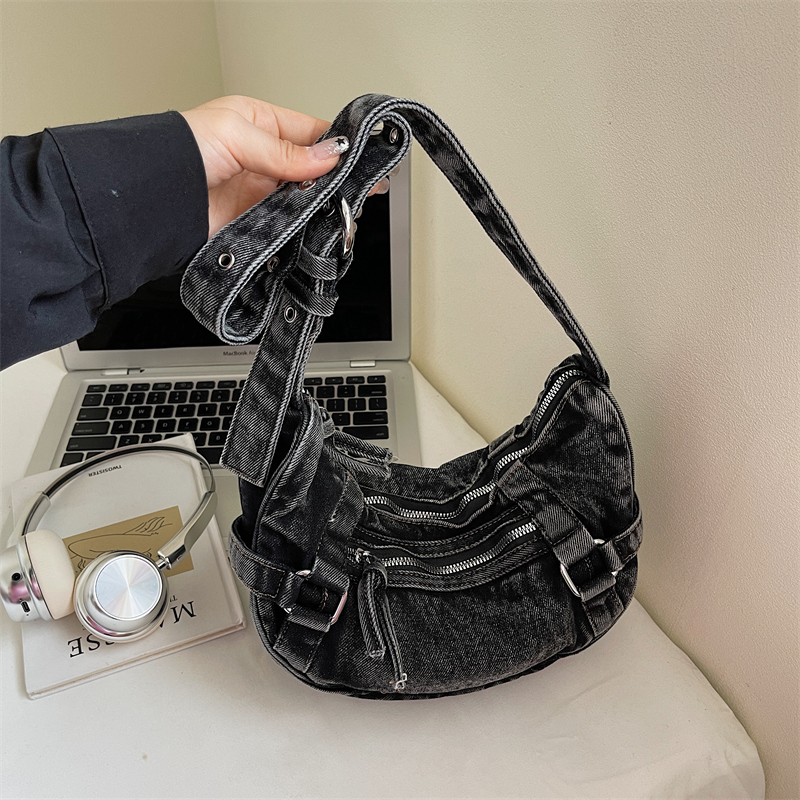 Trendy Women's Denim Shoulder  - Luxury Bags Denim recension och pris