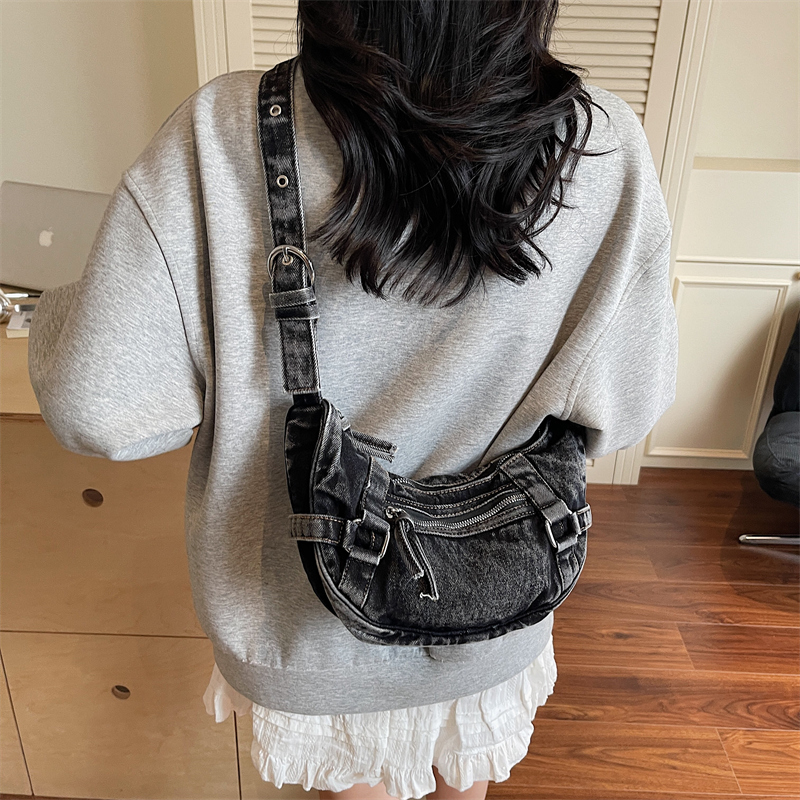Trendy Women's Denim Shoulder  - Luxury Bags Denim recension och pris