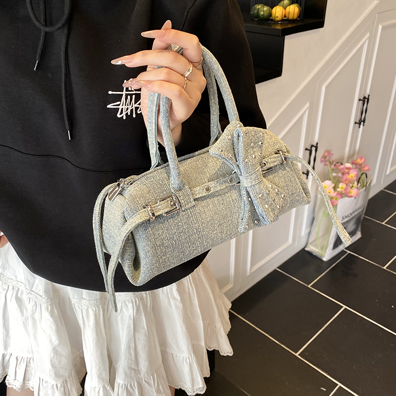Sweetie Bowknot Small Bowling  - Luxury Bags Denim recension och pris