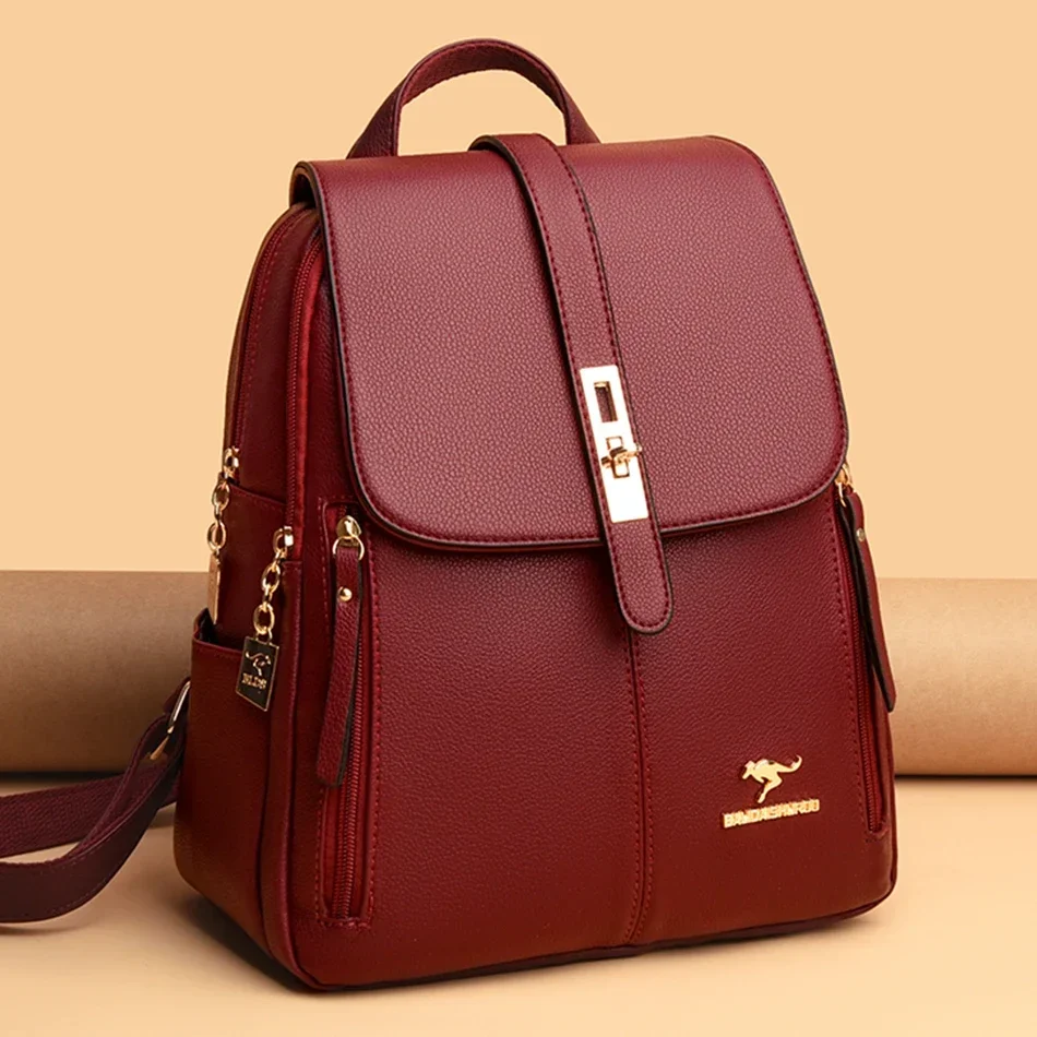 Women Leather Large Capacity B - Luxury Bags For Travel recension och pris