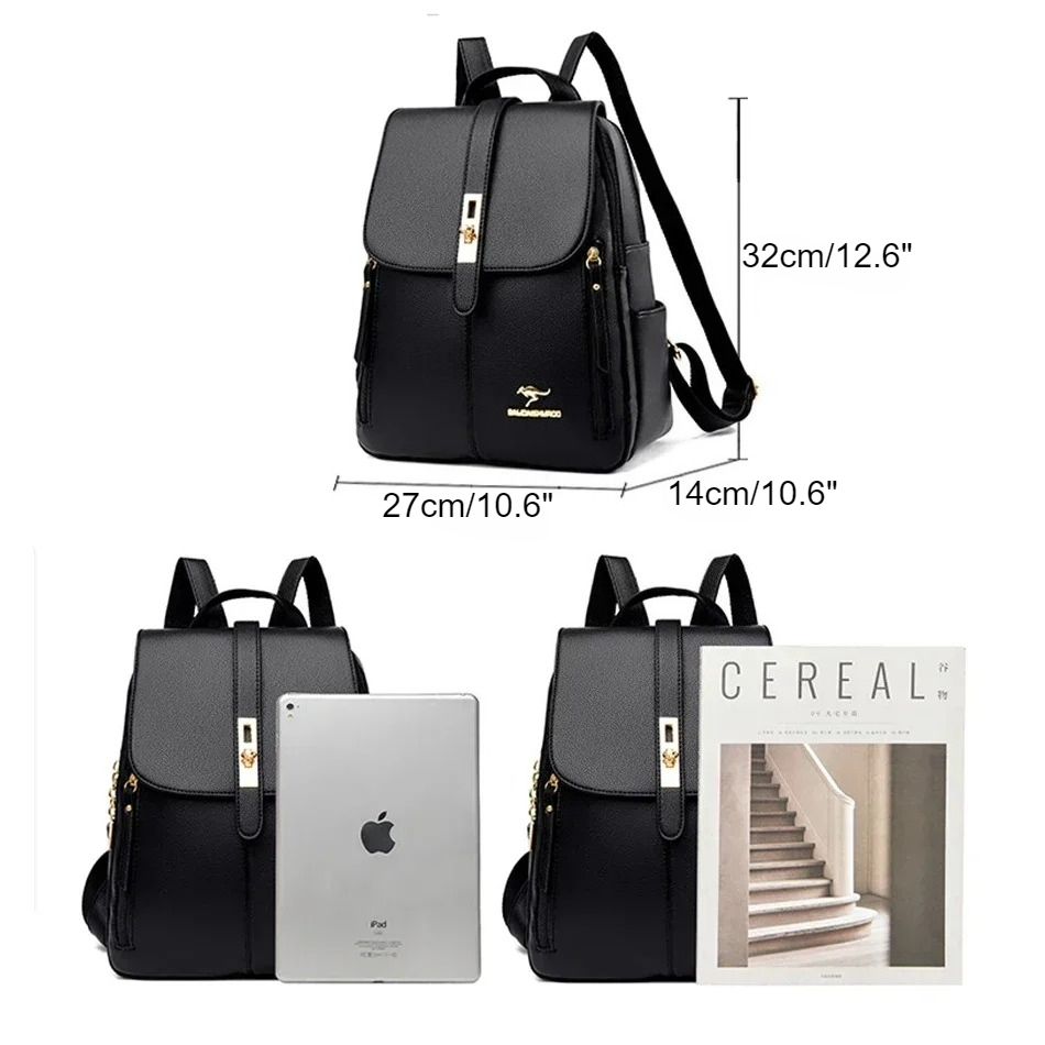 Women Leather Large Capacity B - Luxury Bags For Travel recension och pris