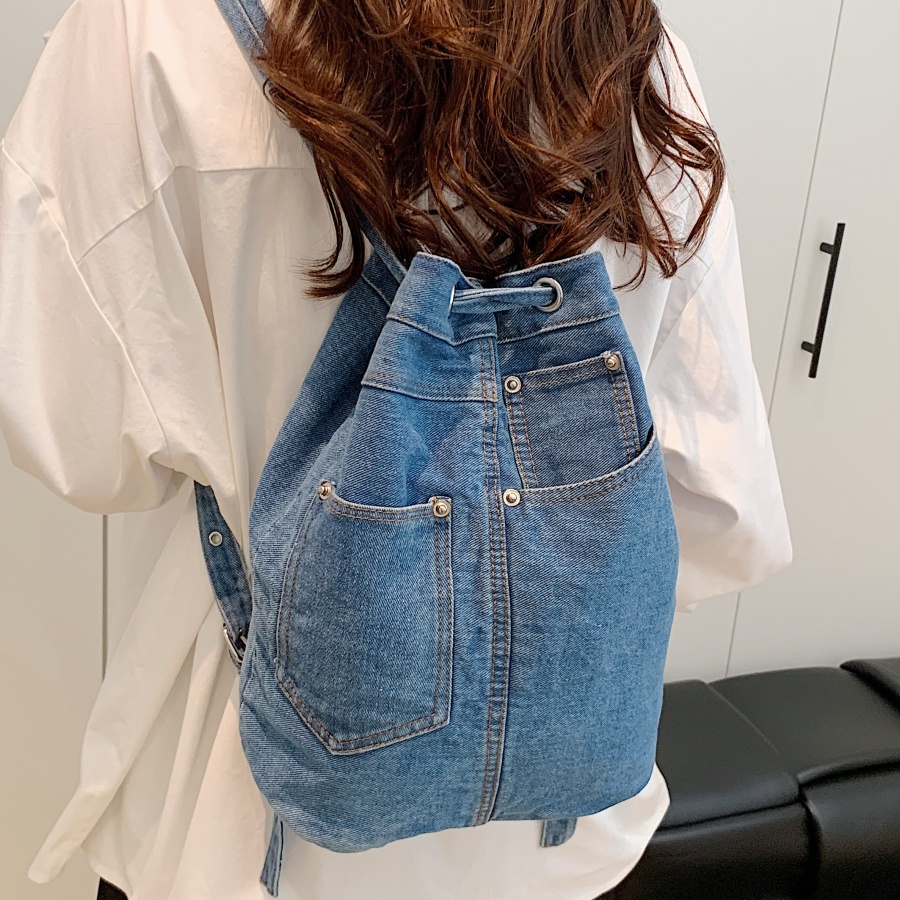 Denim Female Backpacks Casual  - Luxury Bags Denim recension och pris