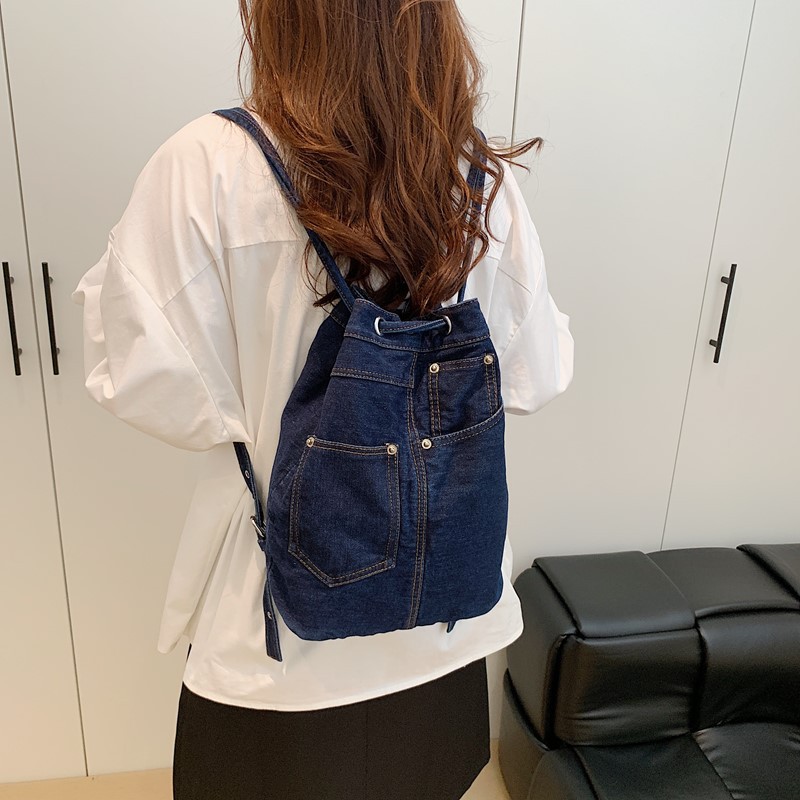Denim Female Backpacks Casual  - Luxury Bags Denim recension och pris