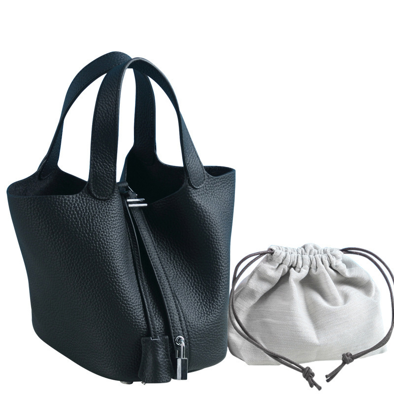2023 New Contrast Color Cowhid - Luxury Bags Office recension och pris
