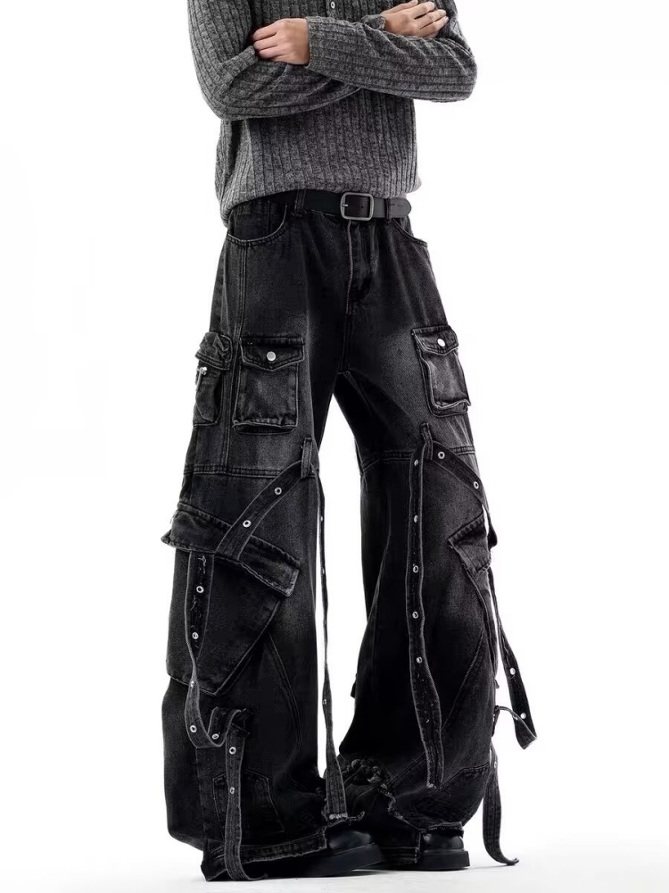 2026 Punk Y2K Style Multi Pock - Luxury Bags Denim recension och pris