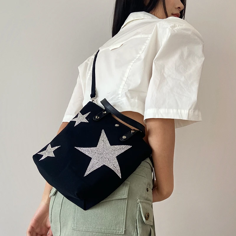 Fashion Denim Women Handbags L - Luxury Bags Denim recension och pris