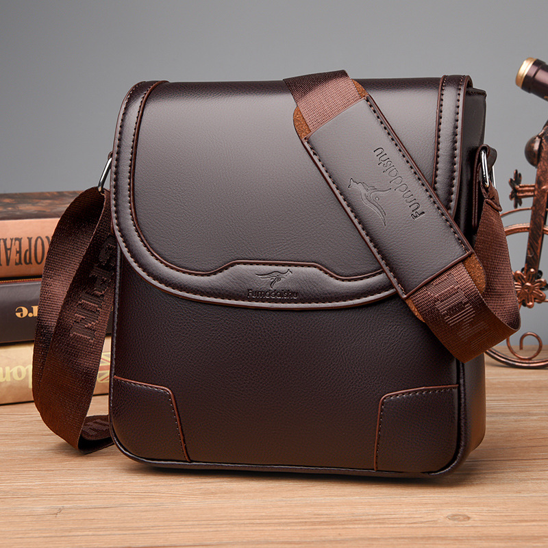 Luxury Brand Men Leather Shoul - Luxury Bags Office recension och pris