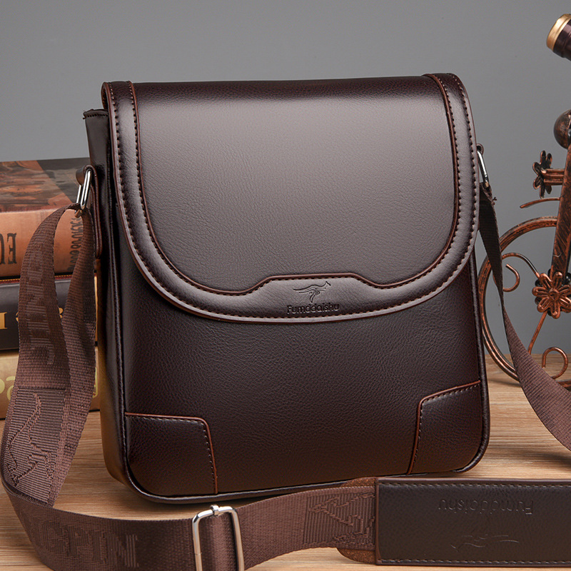 Luxury Brand Men Leather Shoul - Luxury Bags Office recension och pris