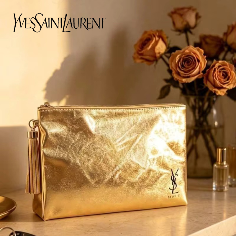 YSL Golden Cosmetic Bag, Porta - Luxury Bags For Travel recension och pris