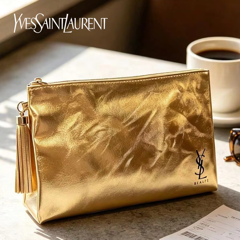 YSL Golden Cosmetic Bag, Porta - Luxury Bags For Travel recension och pris