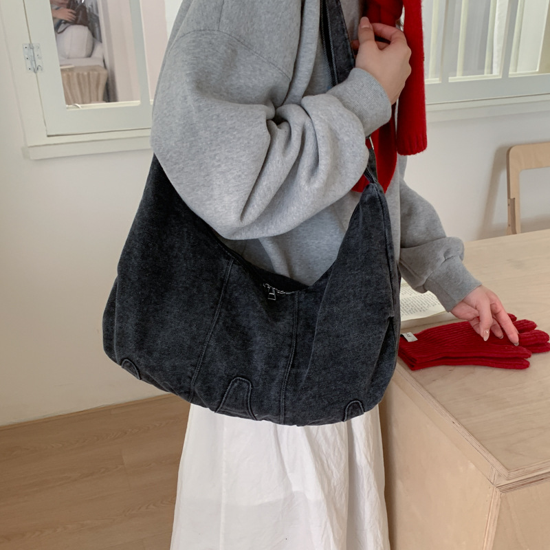 Casual Denim Large Capacity Cr - Luxury Bags Denim recension och pris