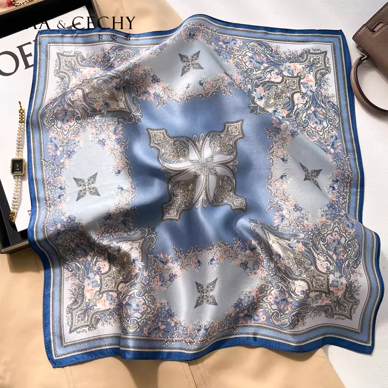 Baroque Floral 100% Mulberry S - Luxury Bags Office recension och pris