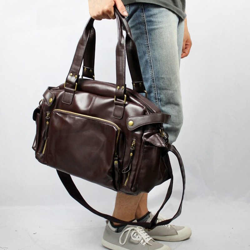 Casual Boston Handbag Men Luxu - Luxury Bags For Travel recension och pris