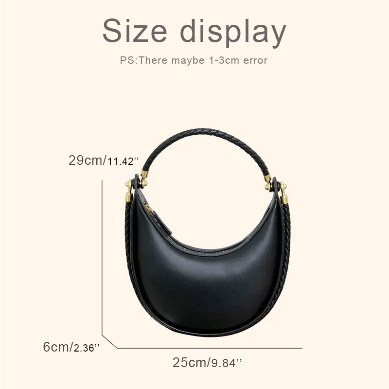 Classic Round Moon Slim Bags F - Luxury Bags 2026 recension och pris