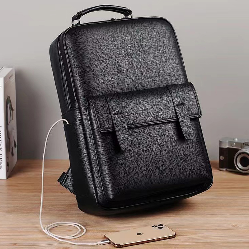 Men's luxury leather backpack  - Luxury Bags For Travel recension och pris