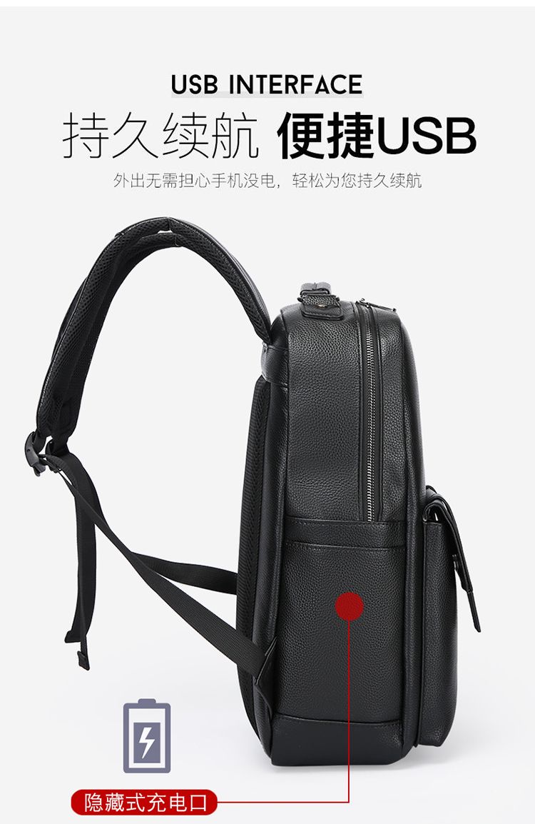 Men's luxury leather backpack  - Luxury Bags For Travel recension och pris
